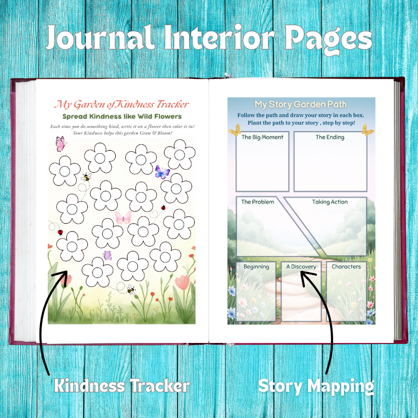 Write. Draw. Grow. - Creative Journal for Kids - Available on Amazon
