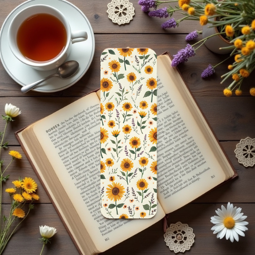 🌻 Sunflower Sunshine – Cottagecore Bookmark -  Cozy Reading Collectble
