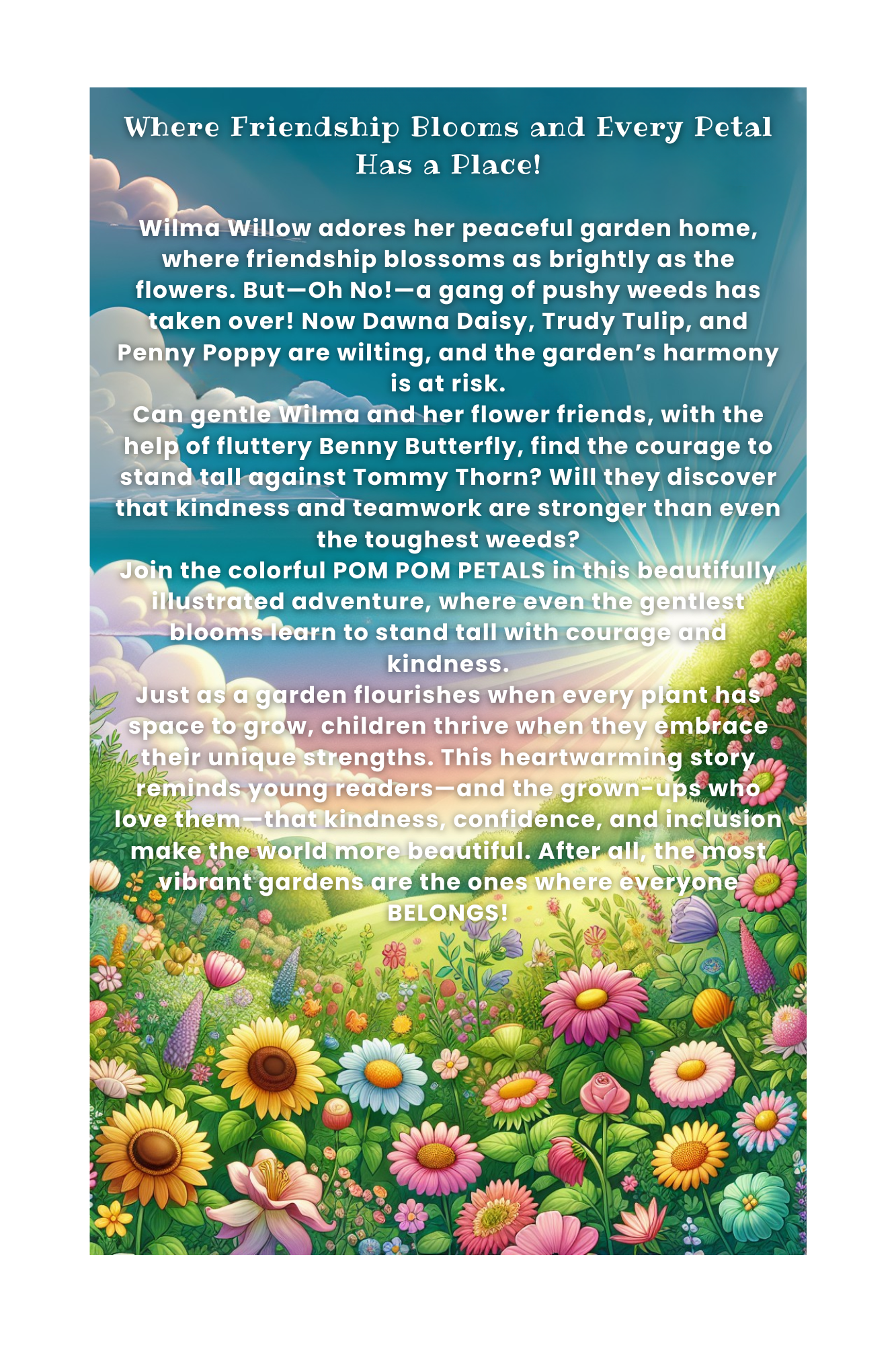 Wilma Willow and the Weed Bullies – Pom Pom Petals Book 1 (Available on Amazon)