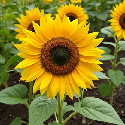 Sunya Sunflower Dwarf Sunflower Seeds | Kids Garden Seeds | Pom Pom Petals | 25 Seeds