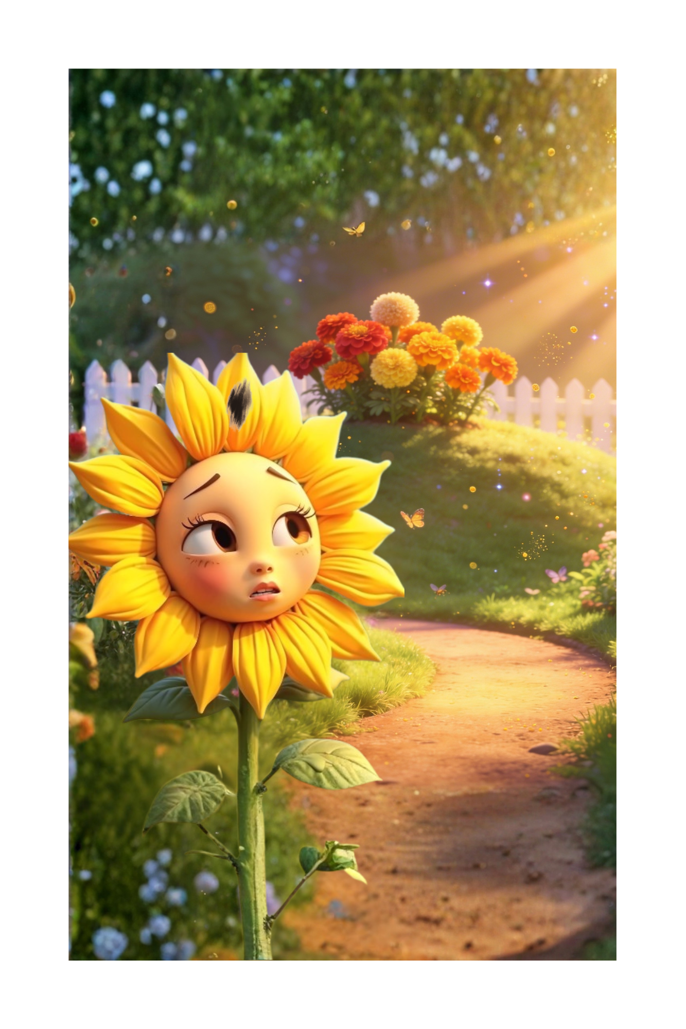 Signed Author Copy – Sunya Sunflower and the Shy Spot