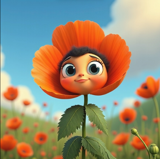 Penny Poppy Flanders Field Poppy Seeds | Kids Garden Seeds | Pom Pom Petals | 100 Seeds